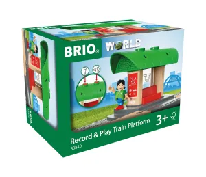 Brio Toys Record and Play Train Platform 33840