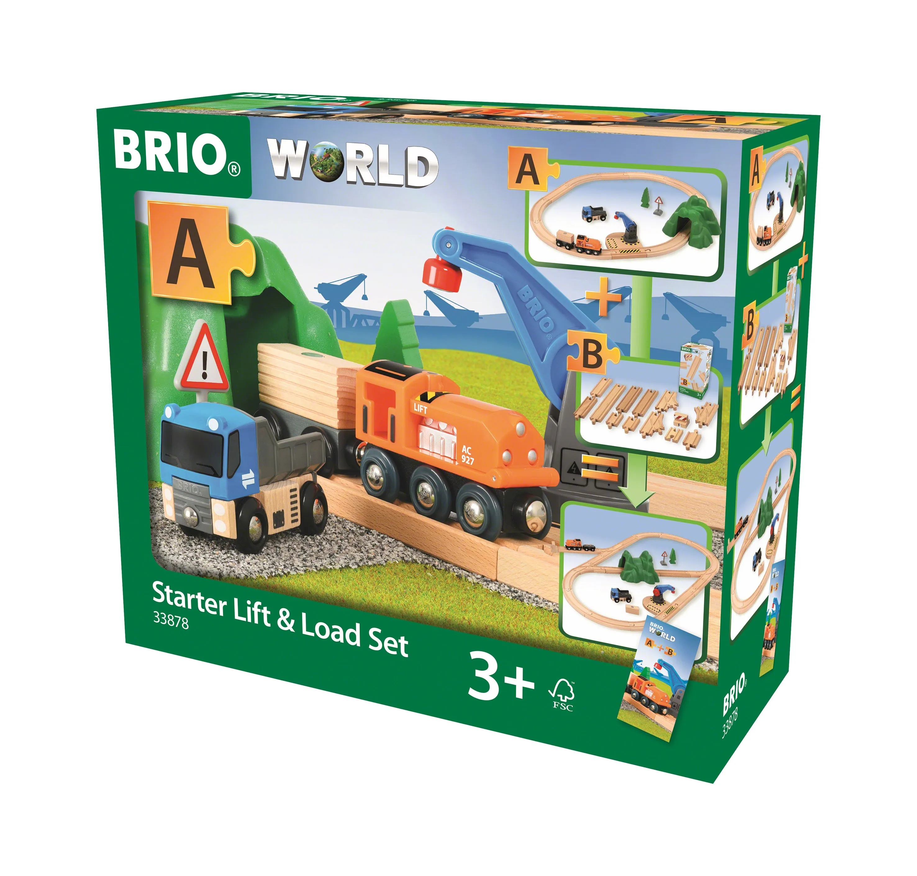 Brio Toys Starter Lift and Load Set 33878