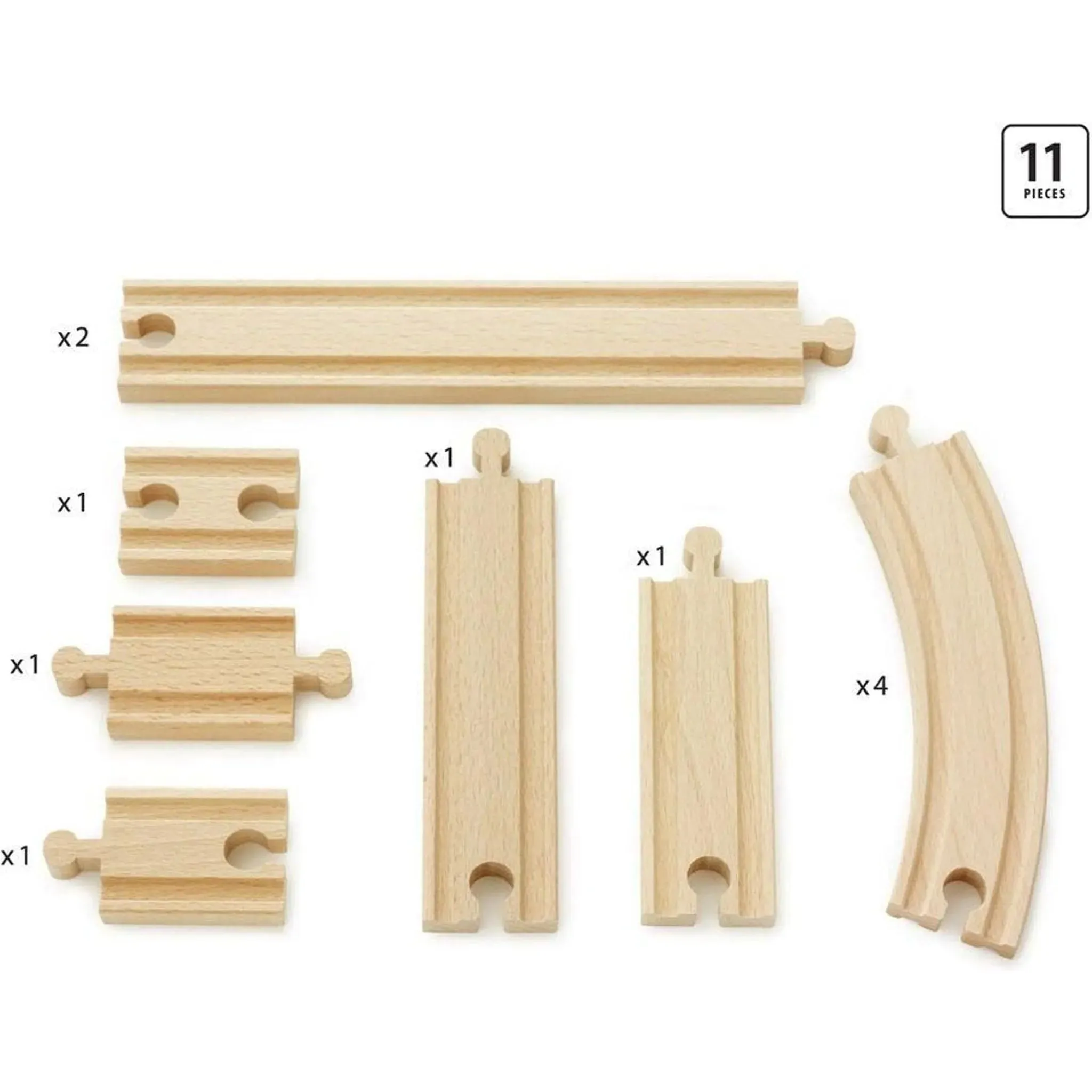 Brio Toys Tracks - Beginner Expansion Pack 11 pieces
