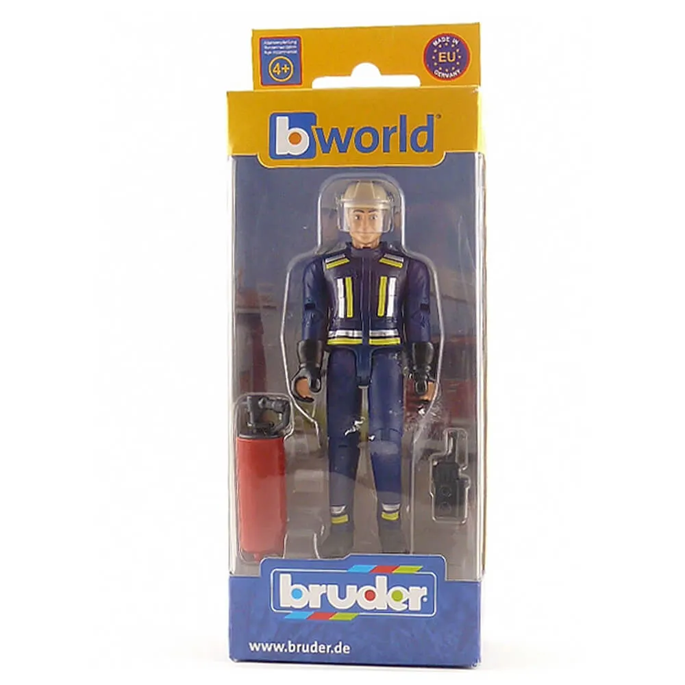 Bruder Toys Bruder bworld Fire Man 1:16 Scale Figure