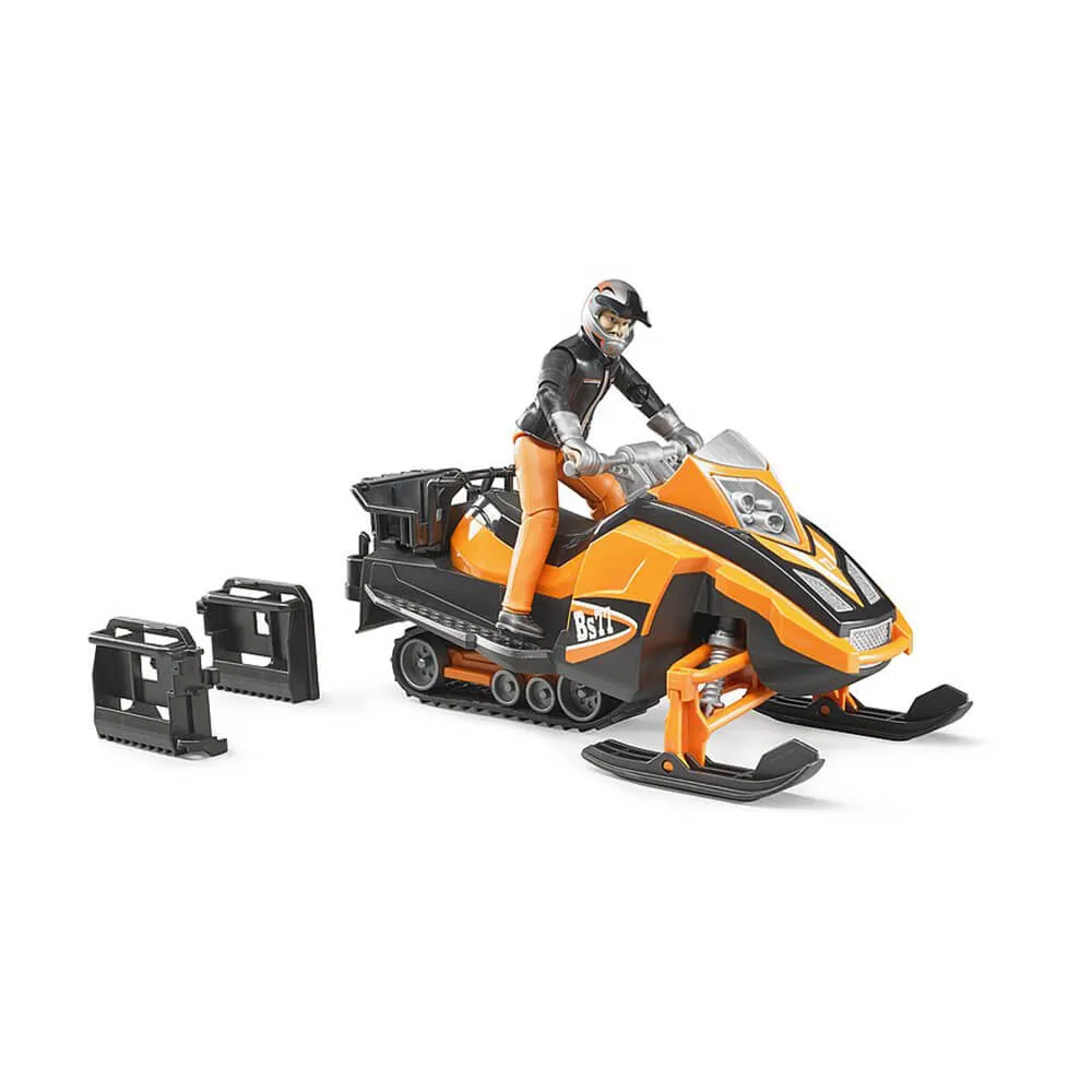 Bruder Toys Bruder bWorld Snowmobile with Driver Set