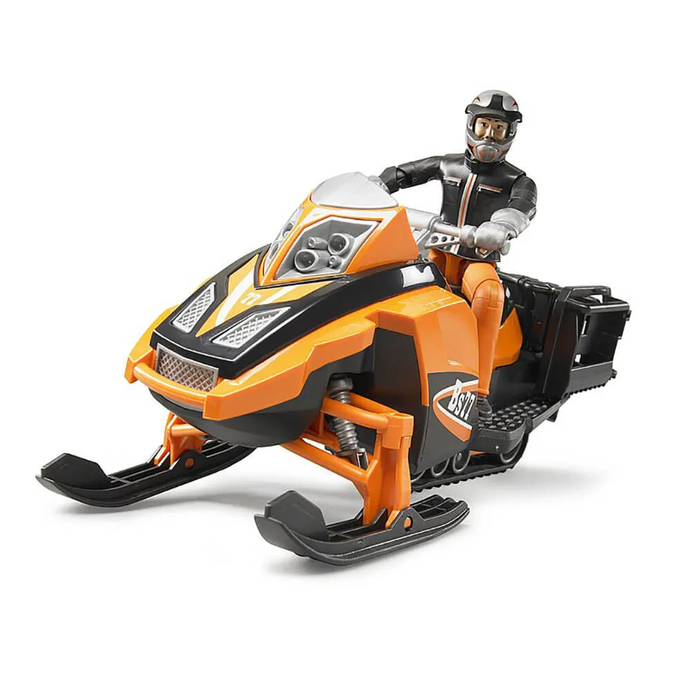 Bruder Toys Bruder bWorld Snowmobile with Driver Set