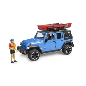 Bruder Toys Bruder Jeep Wrangler Rubicon Unlimited with Kayak and Kayaker