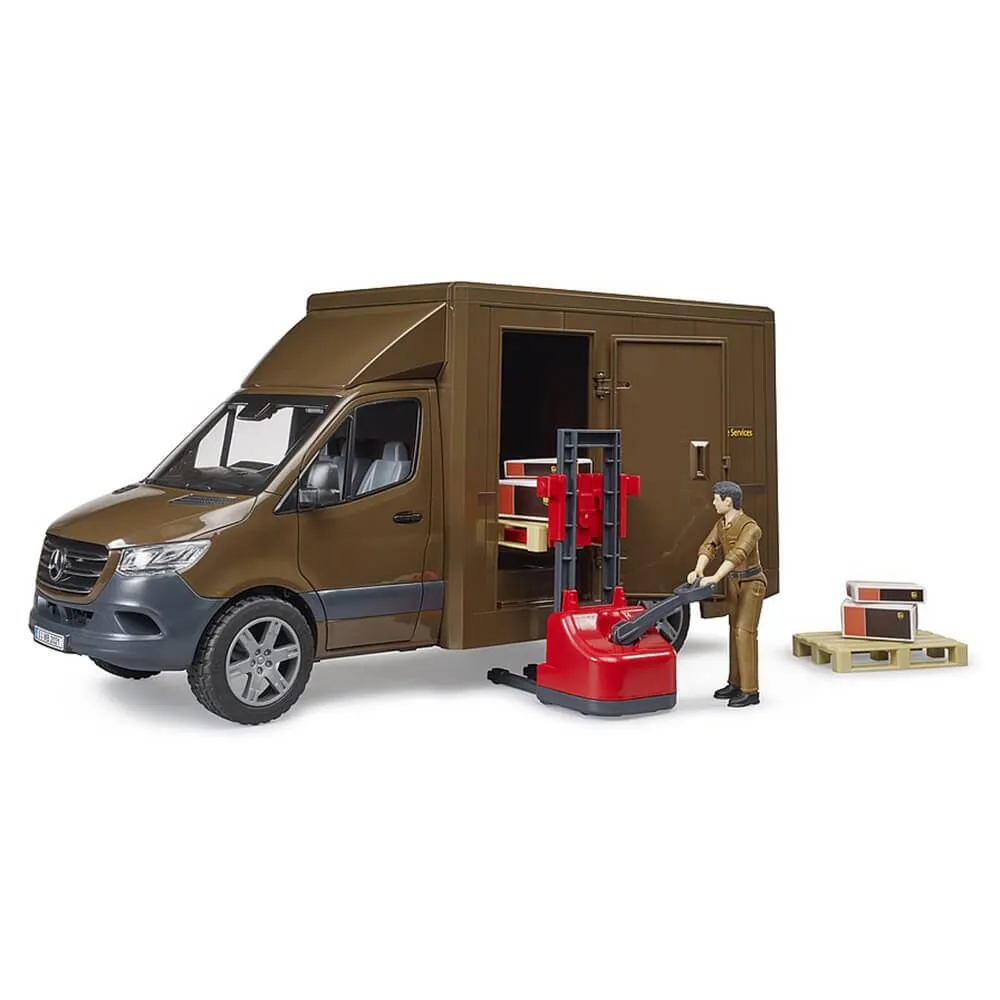 Bruder Toys Bruder Mercedes Benz Sprinter UPS w/ Driver and Accessories