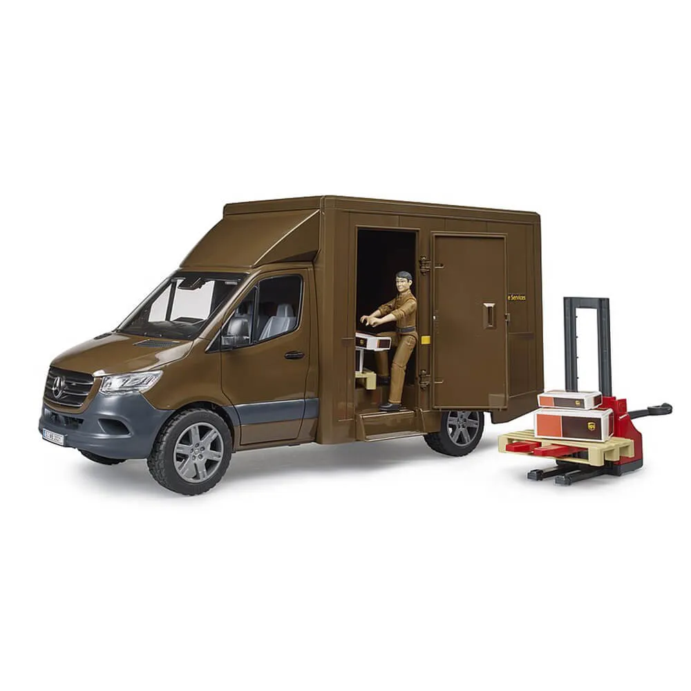 Bruder Toys Bruder Mercedes Benz Sprinter UPS w/ Driver and Accessories