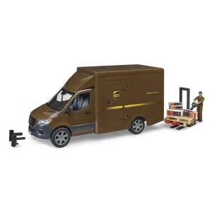 Bruder Toys Bruder Mercedes Benz Sprinter UPS w/ Driver and Accessories