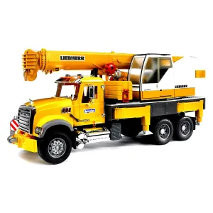 Bruder Toys Bruder Pro Series 1:16 Scale Mack Granite Liebherr Crane Truck