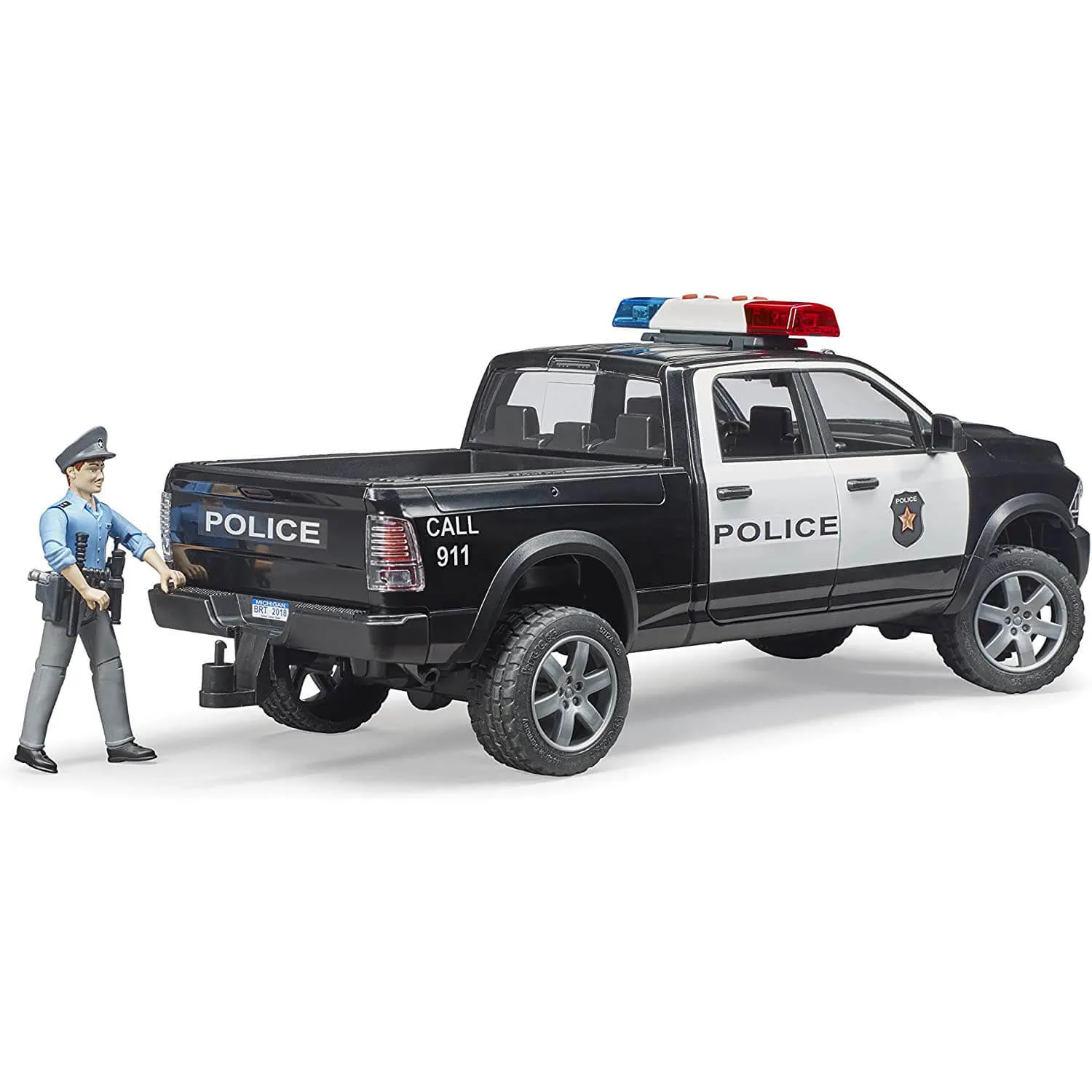 Bruder Toys Bruder Pro Series Dodge RAM Police Vegucke with Policeman