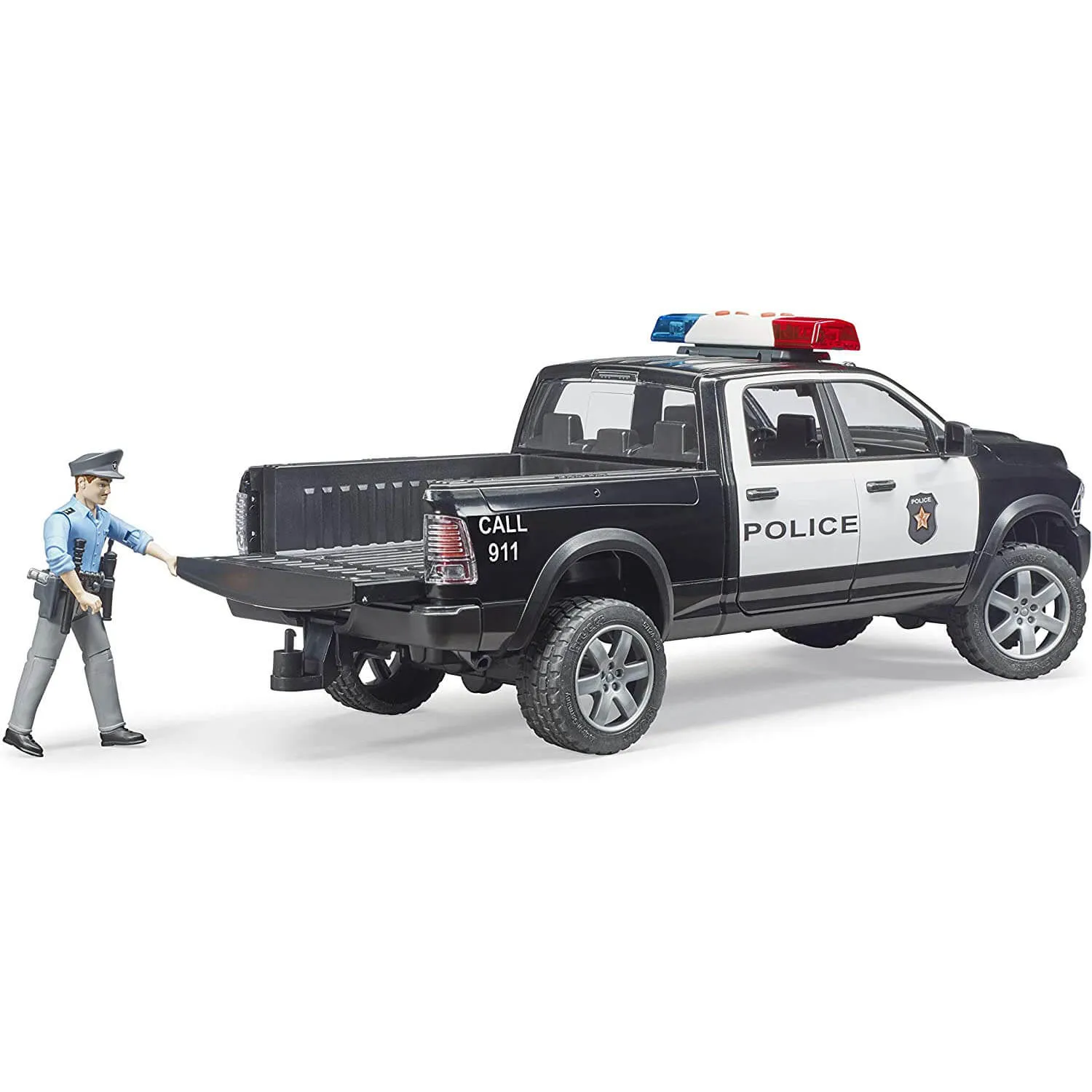 Bruder Toys Bruder Pro Series Dodge RAM Police Vegucke with Policeman