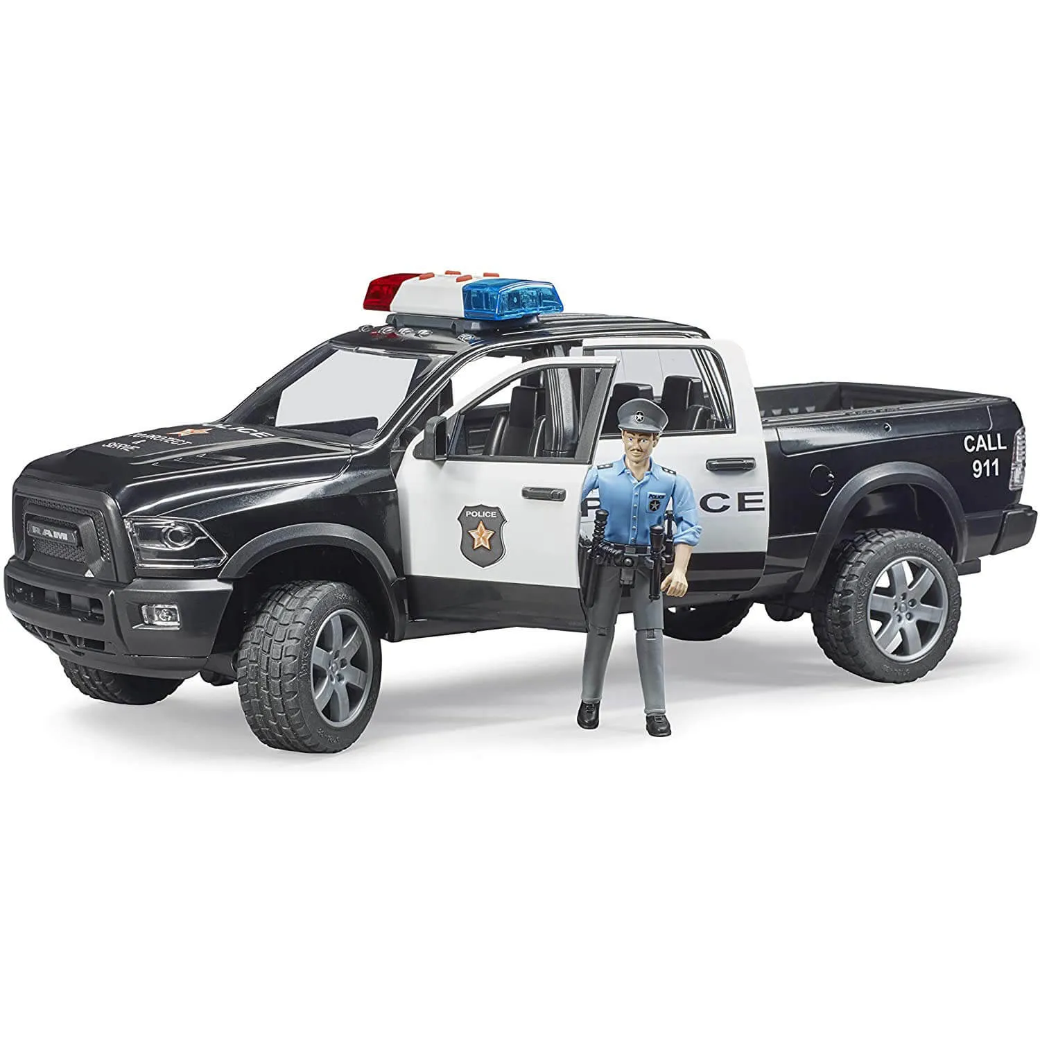Bruder Toys Bruder Pro Series Dodge RAM Police Vegucke with Policeman