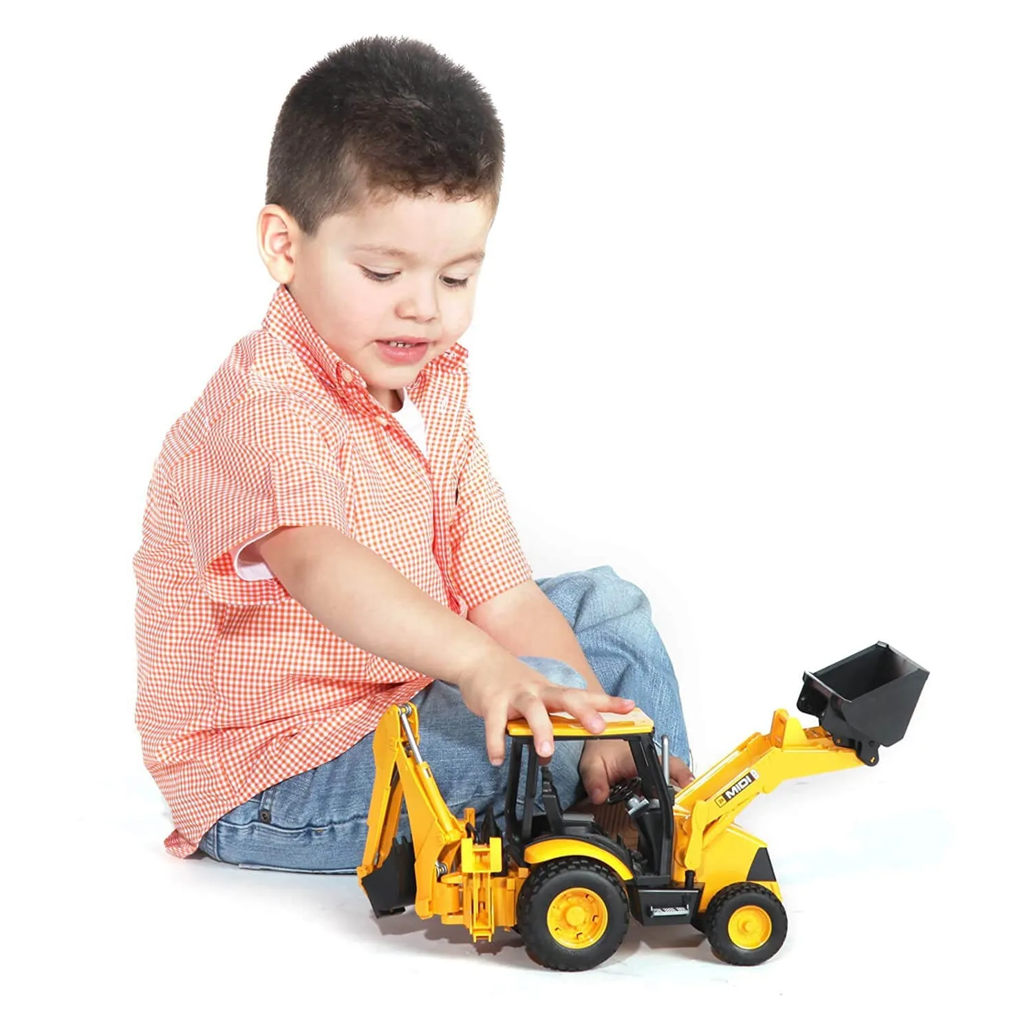 Bruder Toys Bruder Pro Series JCB Midi CX Loader Backhoe 1:16 Scale Vehicle