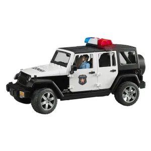 Bruder Toys Bruder Pro Series Jeep Rubicon Police Vehicle w Policeman