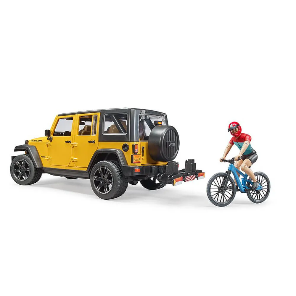 Bruder Toys Bruder Pro Series Jeep Wrangler Rubicon w Mountain Bike & Figure