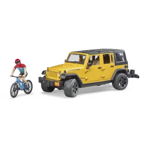 Bruder Toys Bruder Pro Series Jeep Wrangler Rubicon w Mountain Bike & Figure