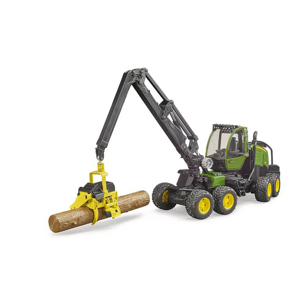 Bruder Toys Bruder Pro Series John Deere Harvester 1270G with Tree Trunk