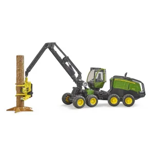 Bruder Toys Bruder Pro Series John Deere Harvester 1270G with Tree Trunk