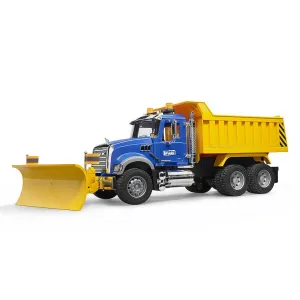 Bruder Toys Bruder Pro Series MACK Granite Dump Truck with Snow Plow Blade