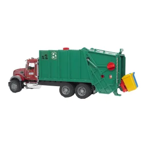 Bruder Toys Bruder Pro Series Mack Granite Garbage Truck Ruby Red Green