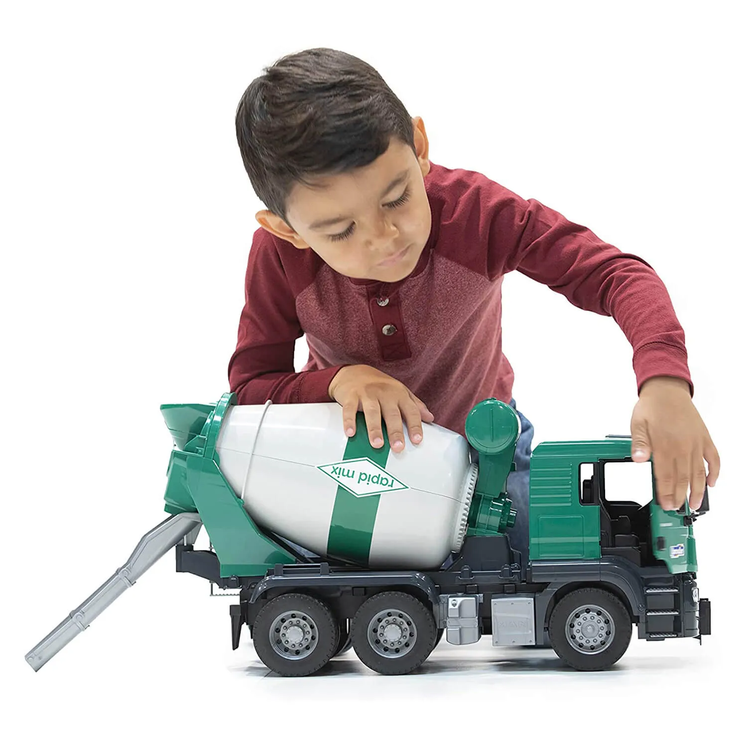 Bruder Toys Bruder Pro Series MAN TGS Cement Mixer 1:16 Scale Vehicle