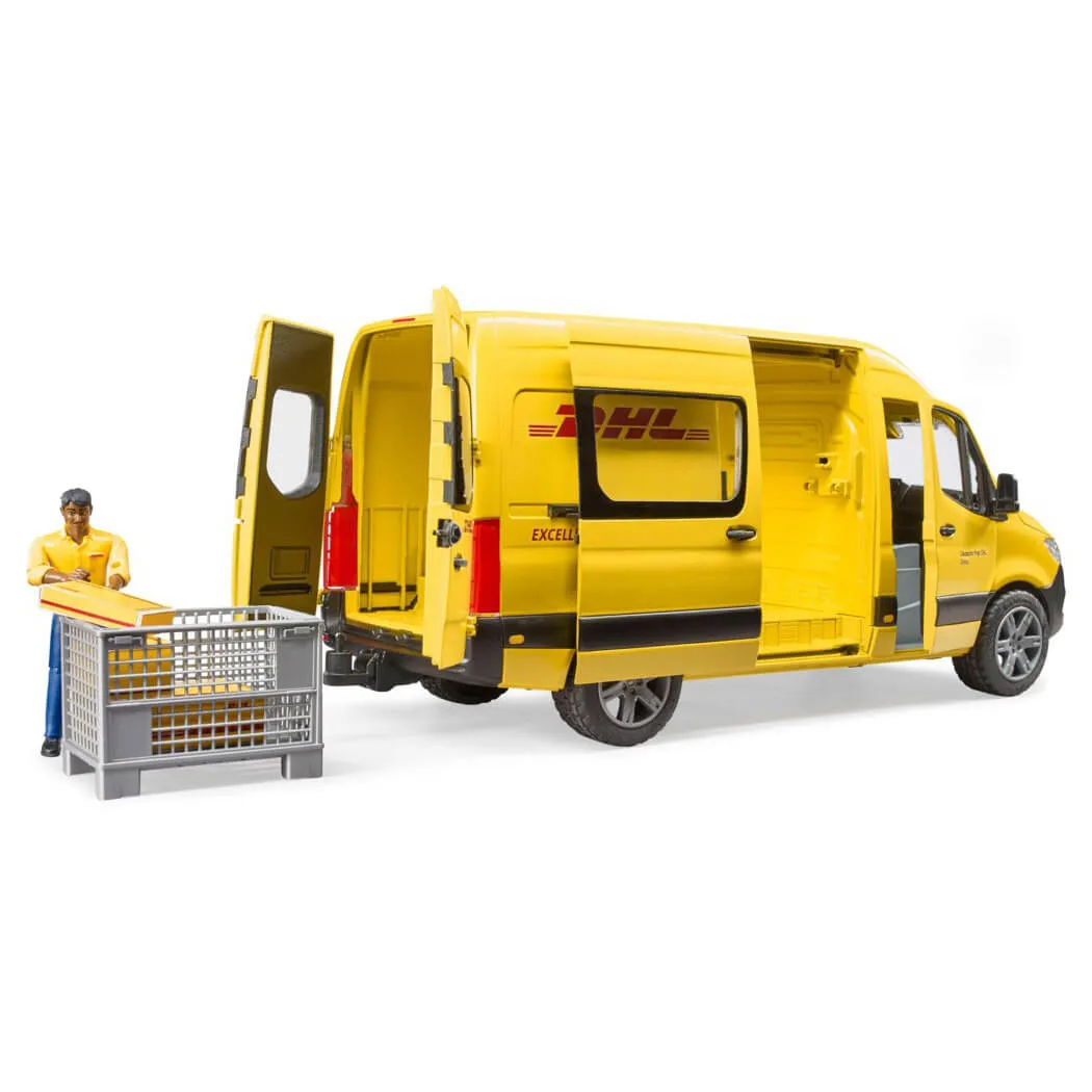 Bruder Toys Bruder Pro Series MB Sprinter DHL Truck with Driver