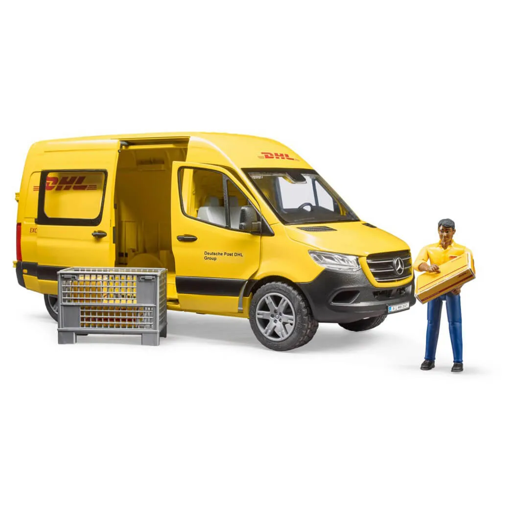 Bruder Toys Bruder Pro Series MB Sprinter DHL Truck with Driver