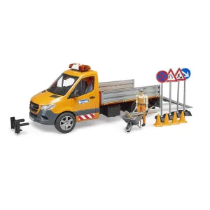 Bruder Toys Bruder Pro Series MB Sprinter Municipal with Light & Sound module, Driver and Accessories