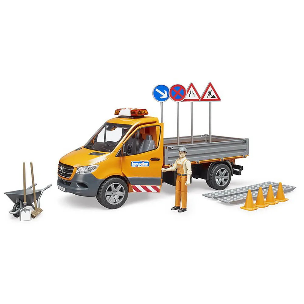 Bruder Toys Bruder Pro Series MB Sprinter Municipal with Light & Sound module, Driver and Accessories