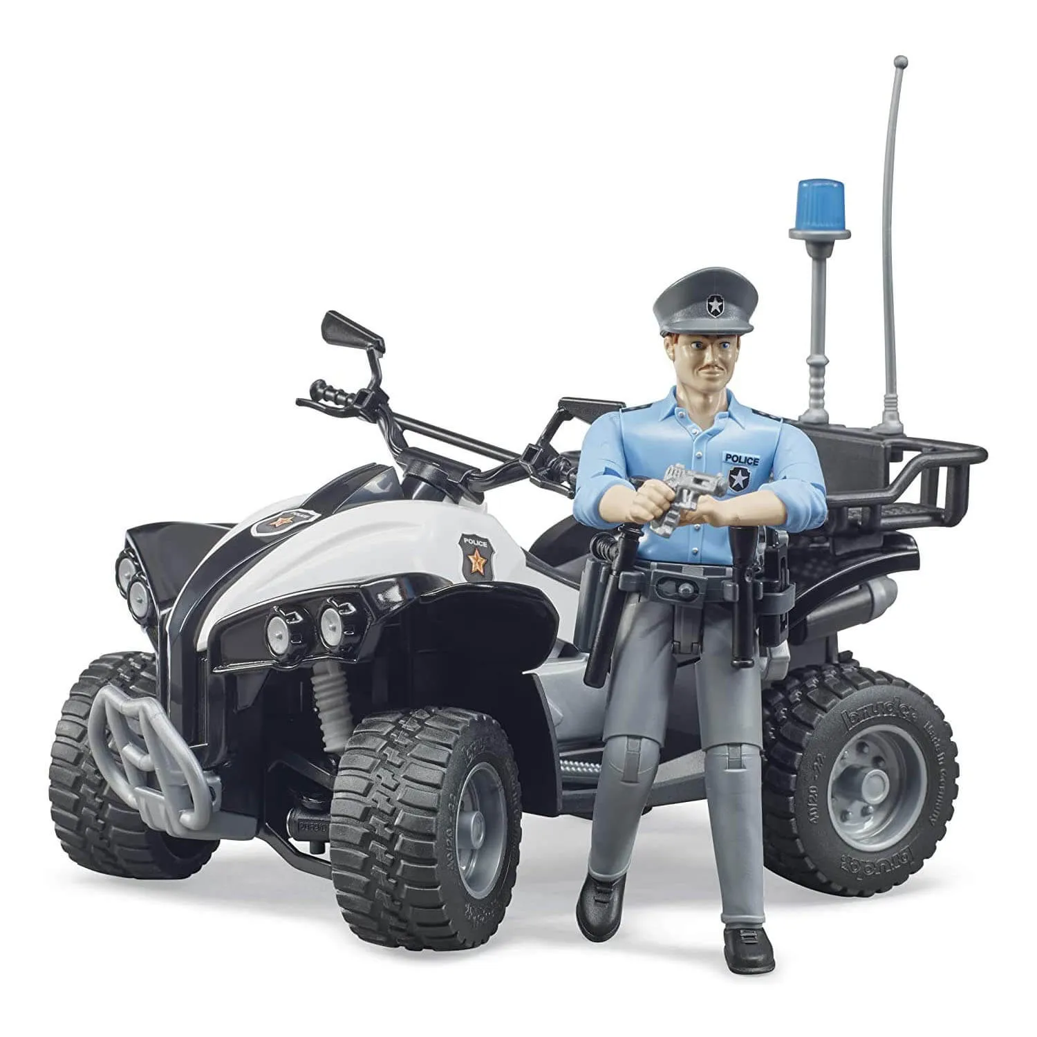 Bruder Toys Bruder Pro Series Police Quad with Policeman and Accessories
