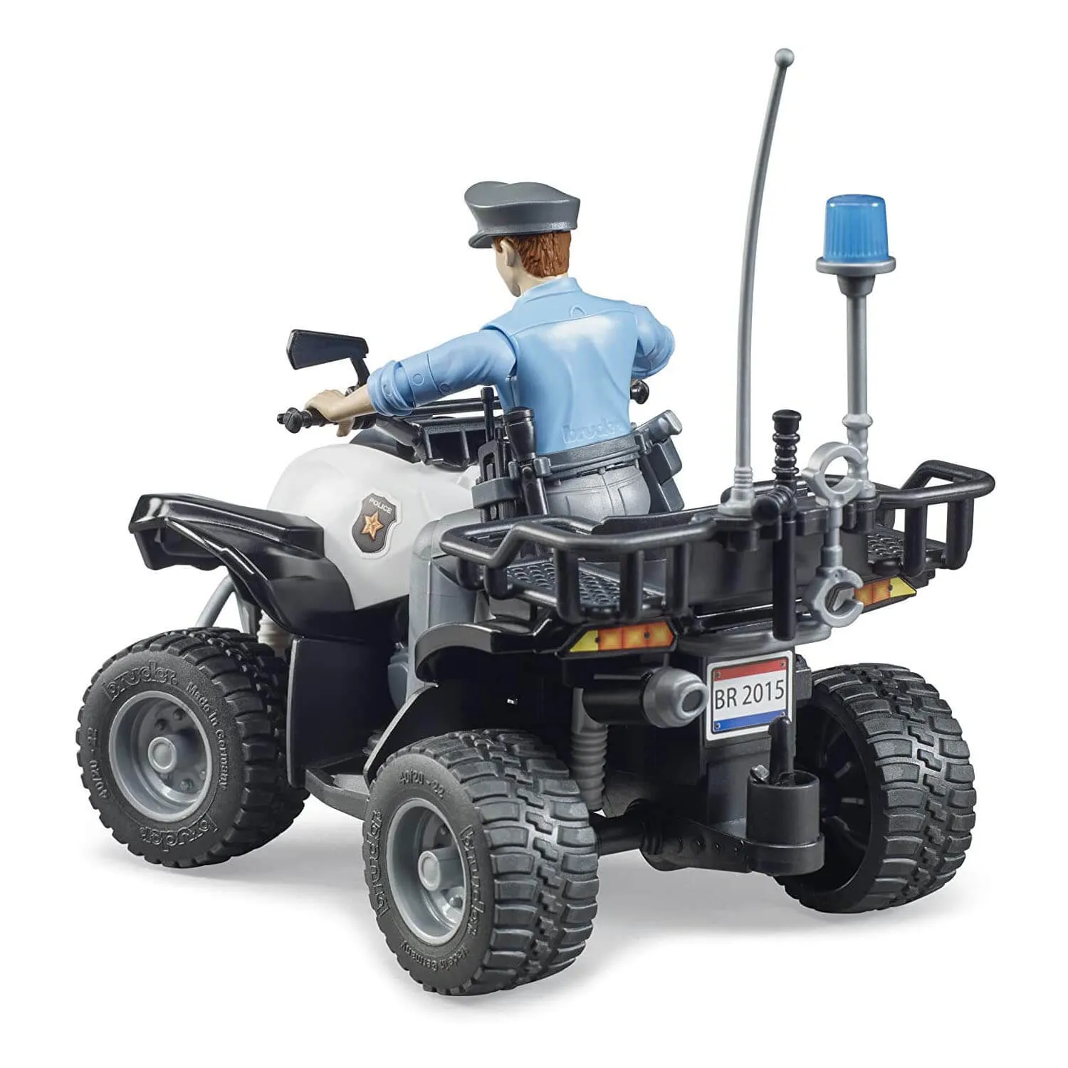 Bruder Toys Bruder Pro Series Police Quad with Policeman and Accessories
