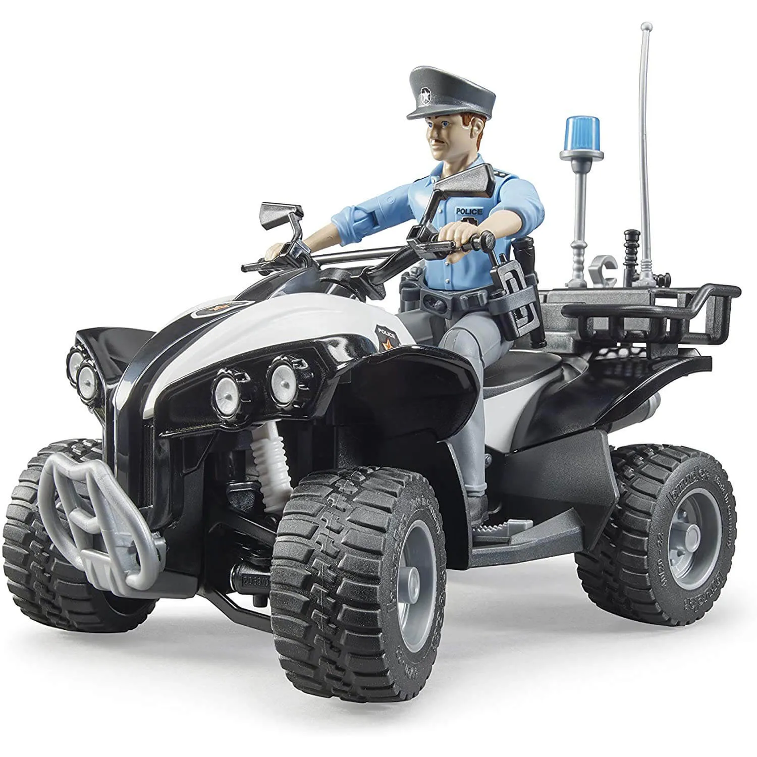 Bruder Toys Bruder Pro Series Police Quad with Policeman and Accessories