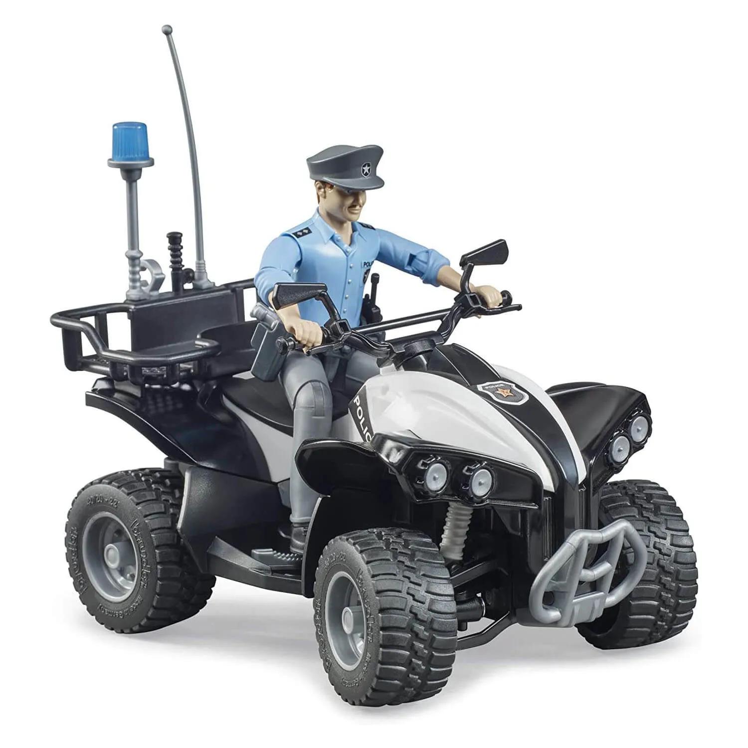 Bruder Toys Bruder Pro Series Police Quad with Policeman and Accessories