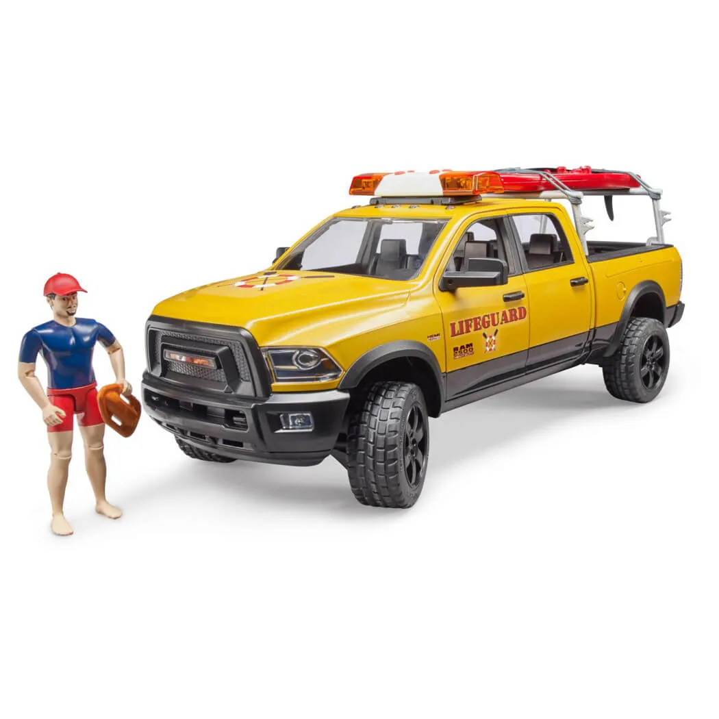 Bruder Toys Bruder Pro Series RAM 2500 Power Wagen Life Guard with Figure