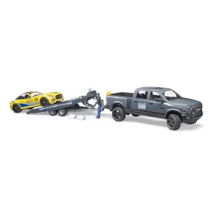 Bruder Toys Bruder Pro Series RAM 2500 Power Wagon with Roadster Racing Team