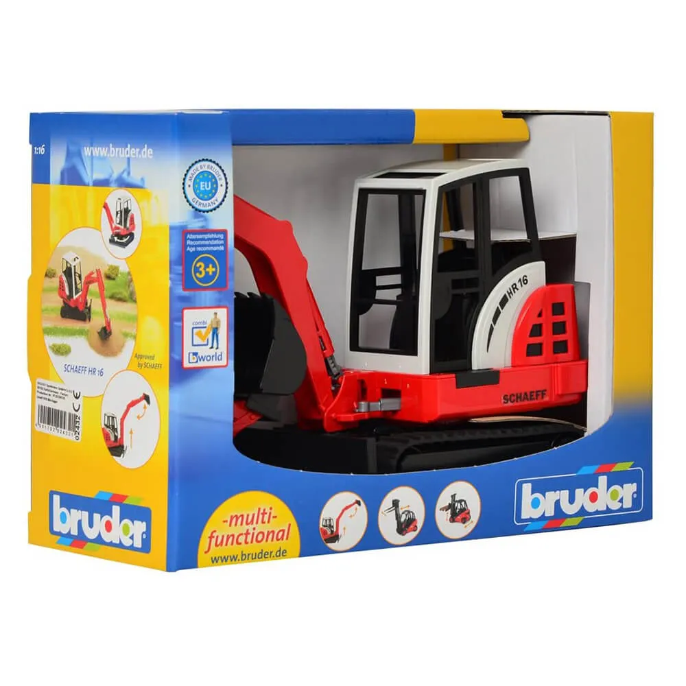 Bruder Toys Bruder Pro Series Schaeff Mini Excavator HR 16 1:16 Scale Vehicle
