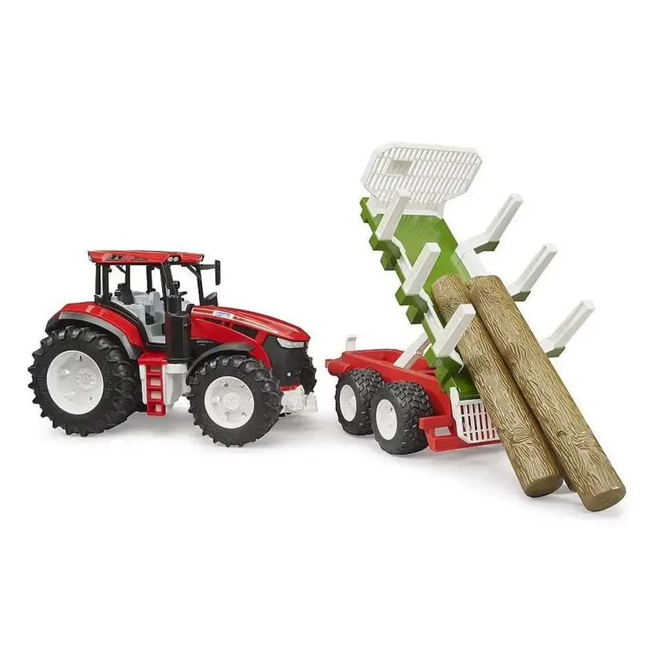 Bruder Toys Bruder Roadmax Tractor with Forwarding Trailer 1:16 Scale Vehicle