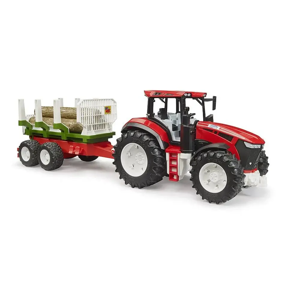 Bruder Toys Bruder Roadmax Tractor with Forwarding Trailer 1:16 Scale Vehicle