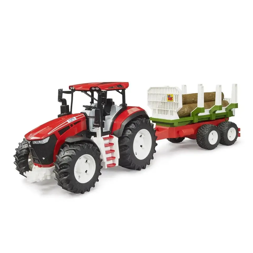 Bruder Toys Bruder Roadmax Tractor with Forwarding Trailer 1:16 Scale Vehicle