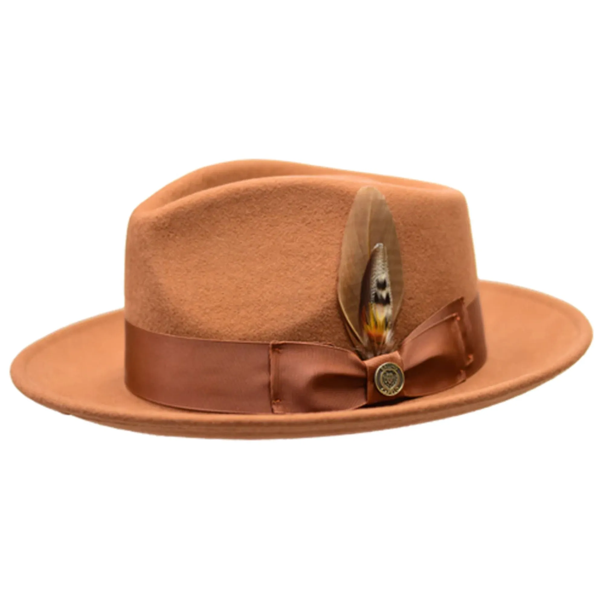 Bruno Capelo Bel-Air Crushable Wool Felt Fedora Hat Accessories_Bruno Capelo_Hats