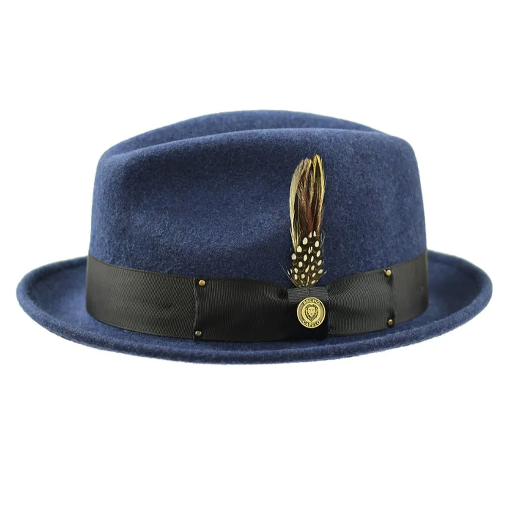 Bruno Capelo Blues Brothers Wool Pinch Front Trilby Hat Accessories_Bruno Capelo_Hats