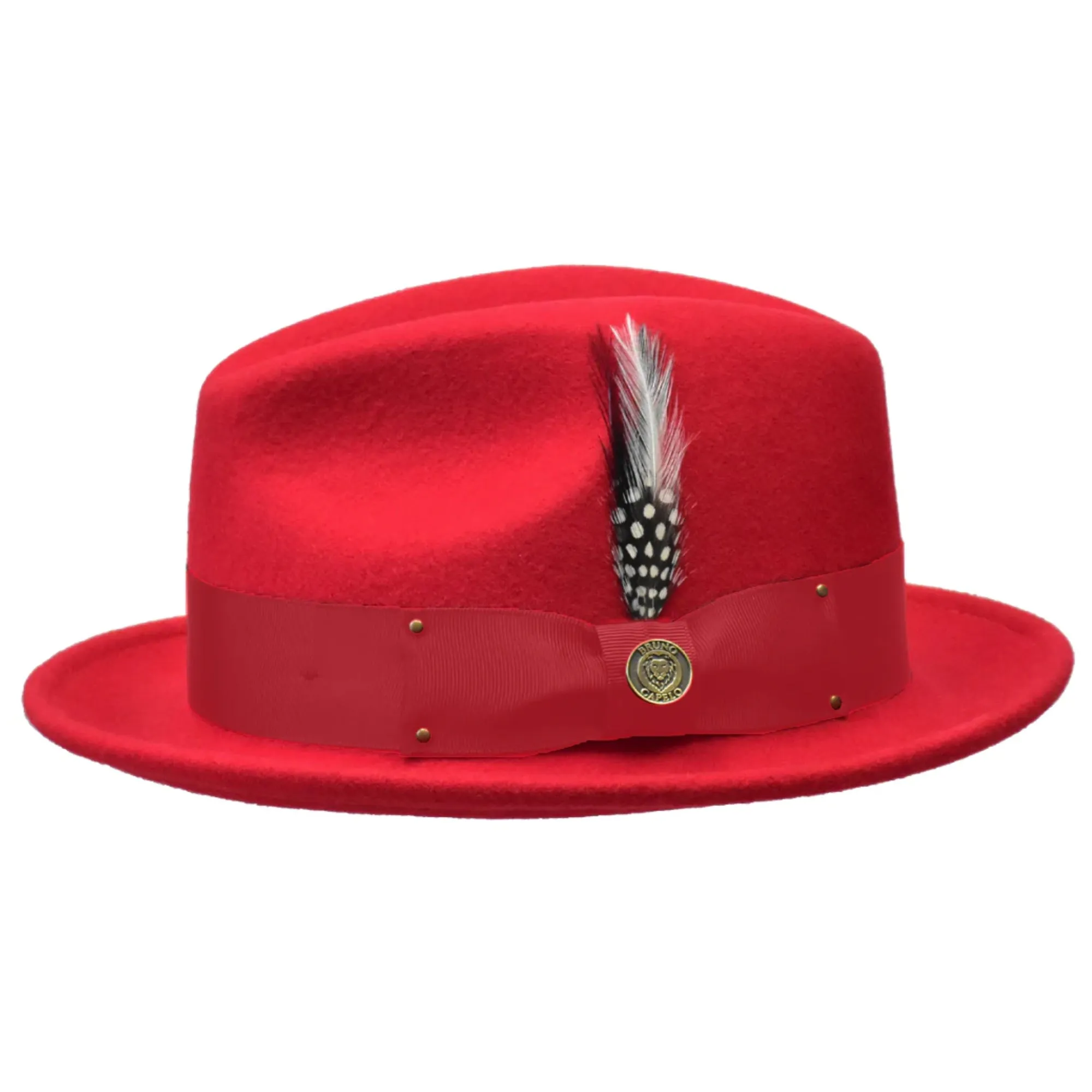 Bruno Capelo Blues Brothers Wool Pinch Front Trilby Hat Accessories_Bruno Capelo_Hats