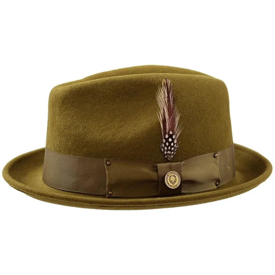 Bruno Capelo Blues Brothers Wool Pinch Front Trilby Hat Accessories_Bruno Capelo_Hats