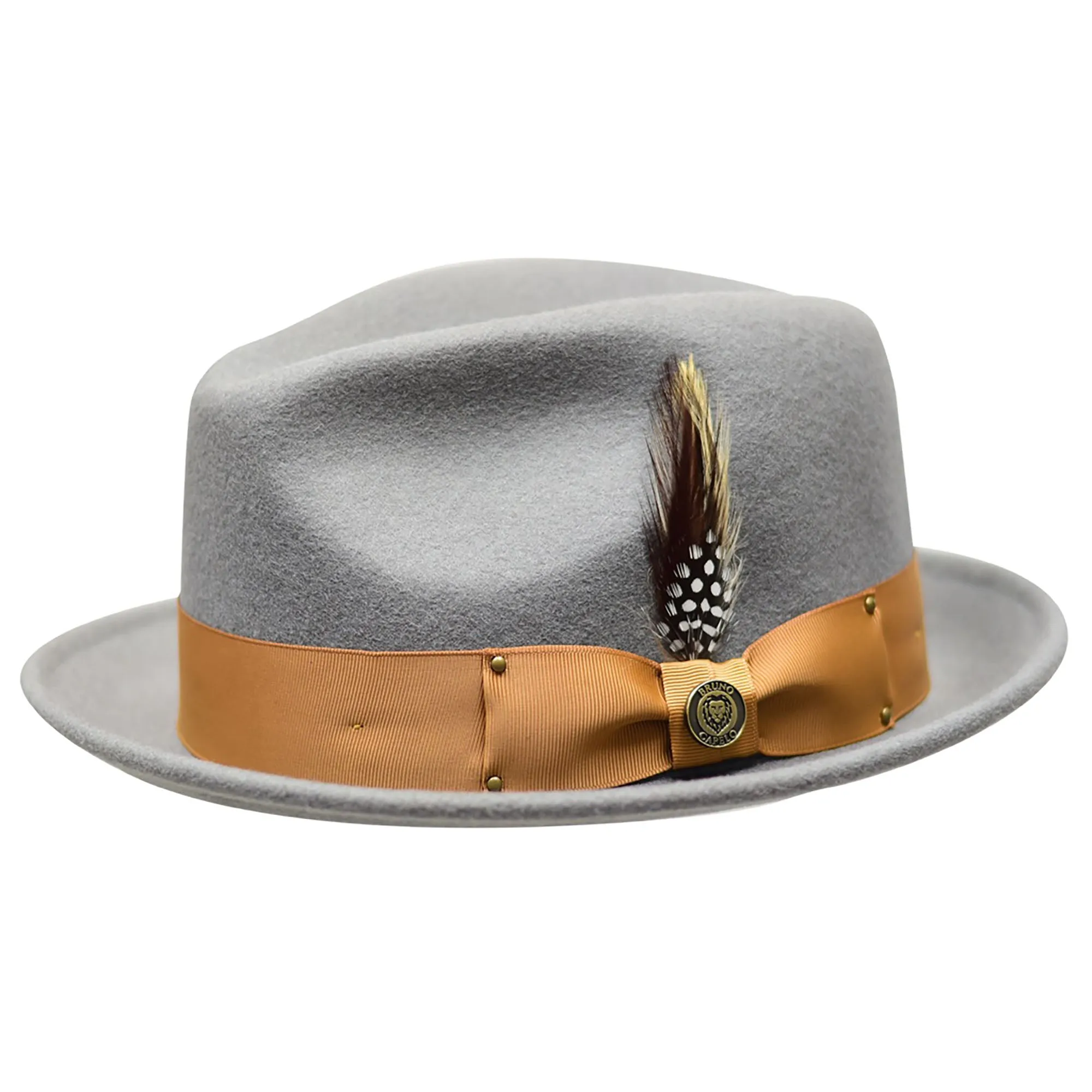 Bruno Capelo Blues Brothers Wool Pinch Front Trilby Hat Accessories_Bruno Capelo_Hats