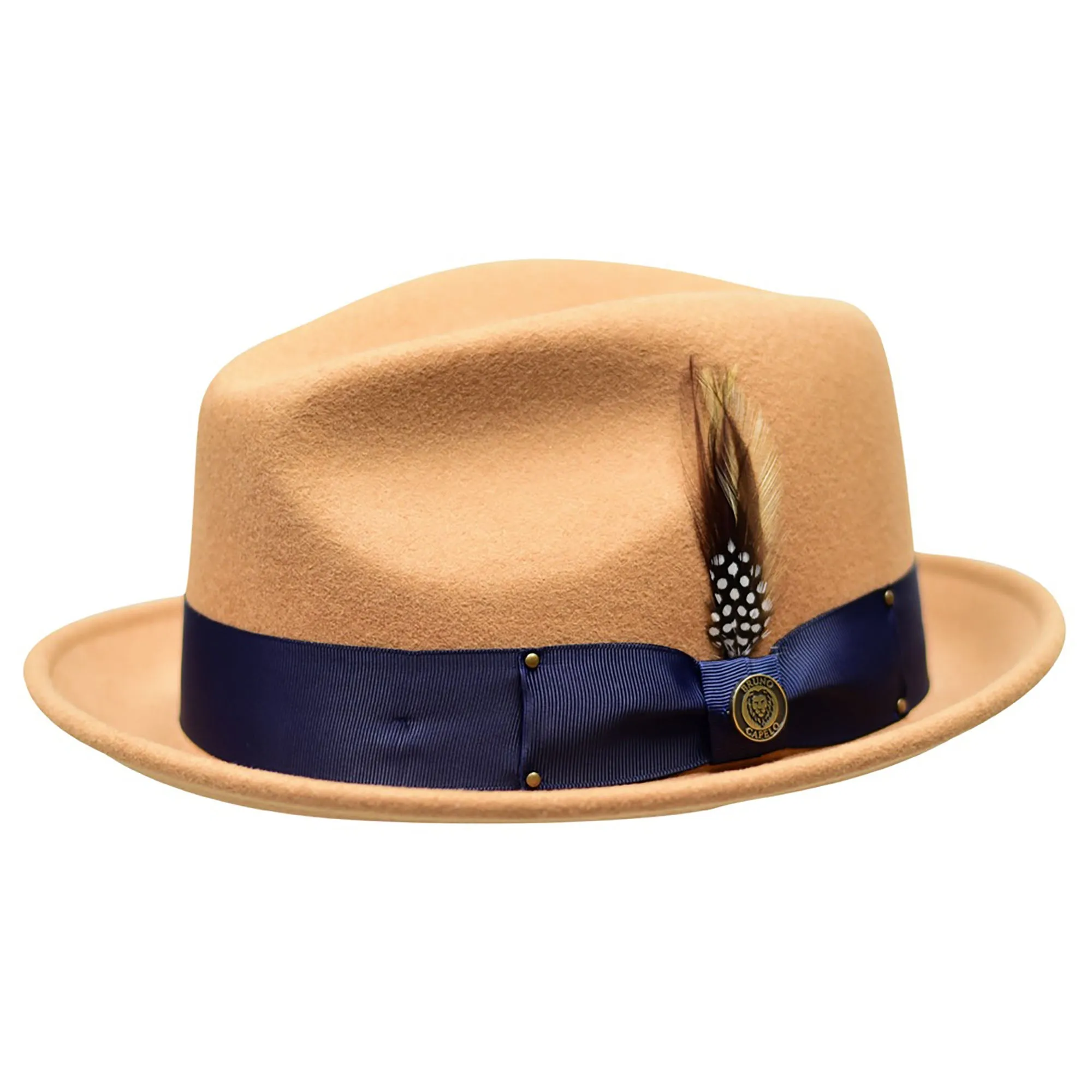 Bruno Capelo Blues Brothers Wool Pinch Front Trilby Hat Accessories_Bruno Capelo_Hats