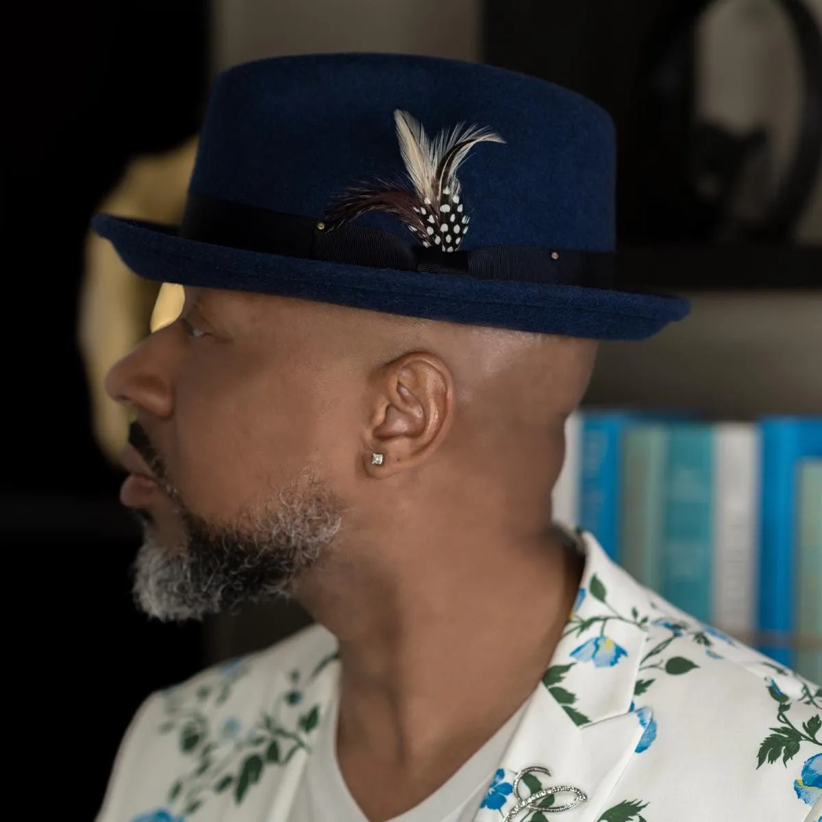 Bruno Capelo Blues Brothers Wool Pinch Front Trilby Hat Accessories_Bruno Capelo_Hats