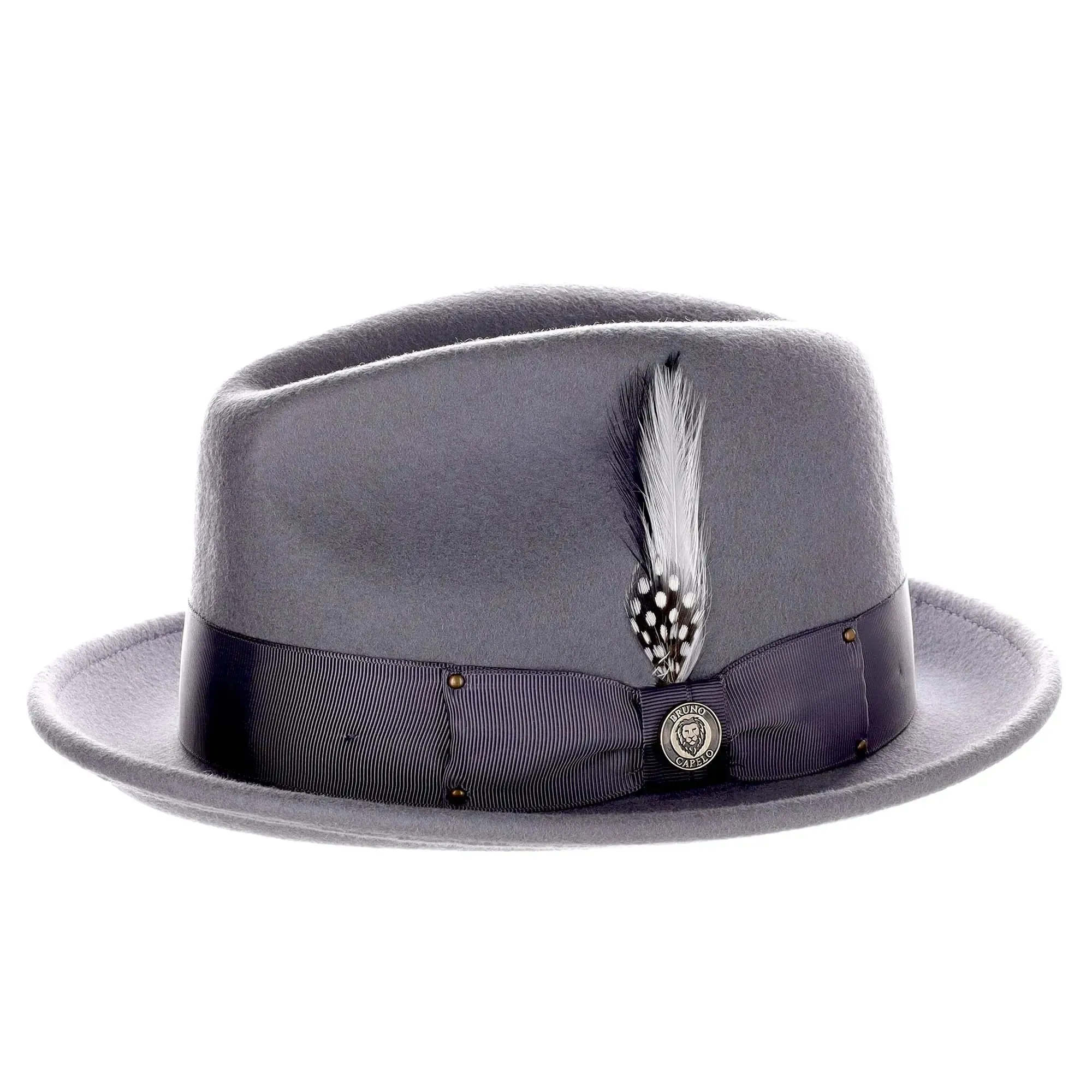 Bruno Capelo Blues Brothers Wool Pinch Front Trilby Hat Accessories_Bruno Capelo_Hats