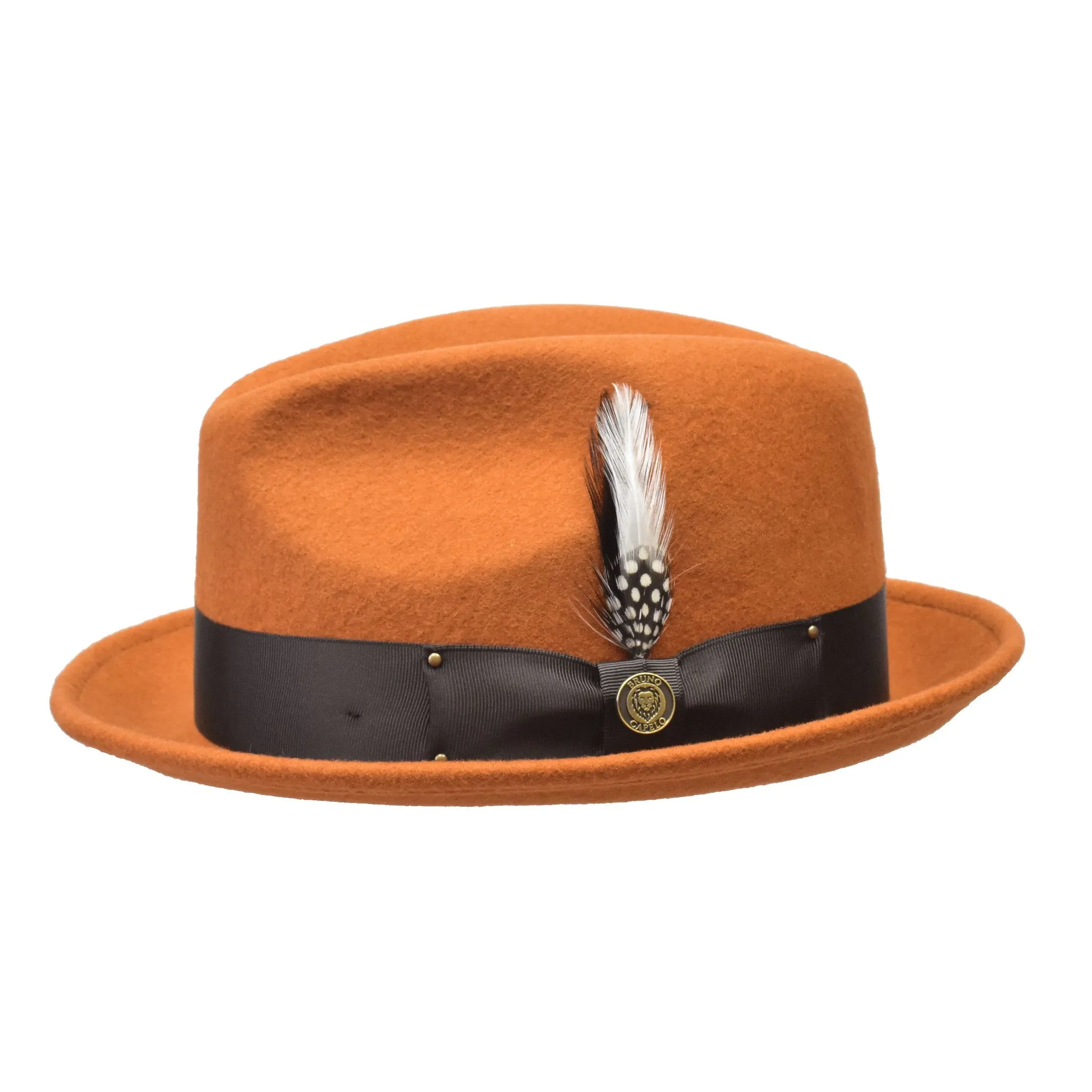 Bruno Capelo Blues Brothers Wool Pinch Front Trilby Hat Accessories_Bruno Capelo_Hats
