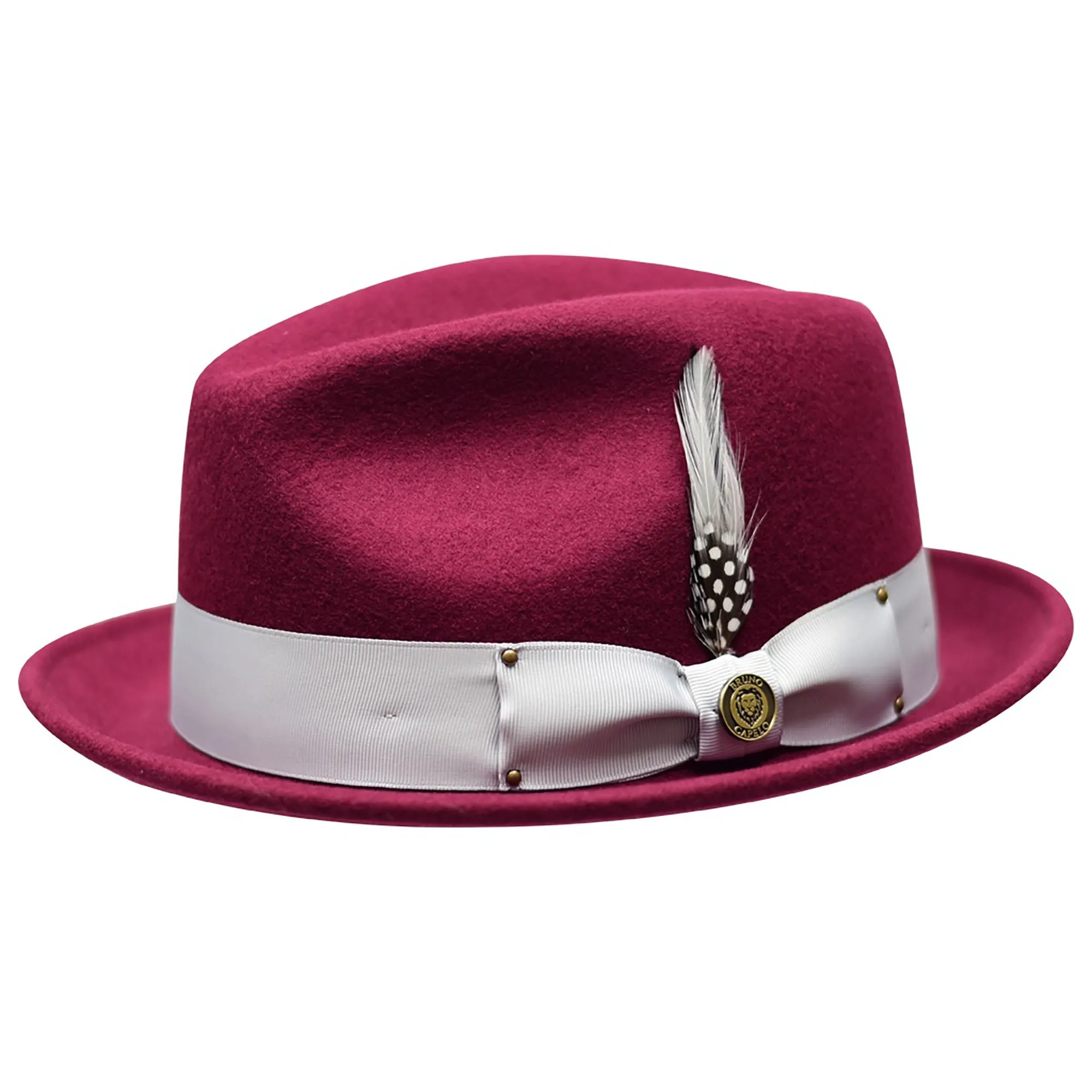 Bruno Capelo Blues Brothers Wool Pinch Front Trilby Hat Accessories_Bruno Capelo_Hats