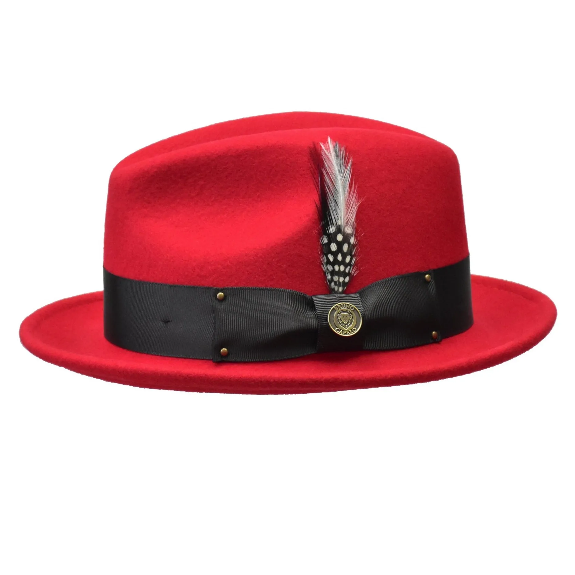Bruno Capelo Blues Brothers Wool Pinch Front Trilby Hat Accessories_Bruno Capelo_Hats