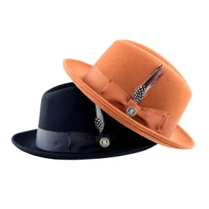 Bruno Capelo Chicago Center Dent Wool Trilby Hat Accessories_Bruno Capelo_Hats