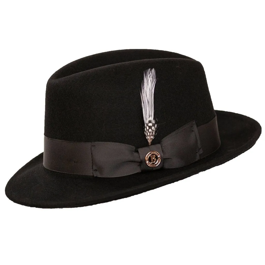 Bruno Capelo Chicago Center Dent Wool Trilby Hat Accessories_Bruno Capelo_Hats